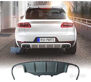 DIFFUSORE PORSCHE MACAN 14-18 LOOK TURBO S