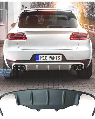 DIFFUSORE PORSCHE MACAN 14-18 LOOK TURBO S