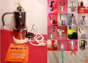 Caffettiera elettrica Stella, e altre d'epoca