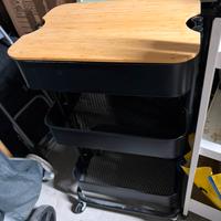 Carrello Ikea con piano di copertura come nuovo