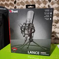 Trust Gaming GXT 242 Lance Microfono per Podcast