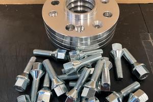 4 DISTANZIALI NUOVI 12MM 4/5FORI FIAT ALFA LANCIA