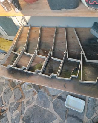 staffe cicogne in acciaio inox 