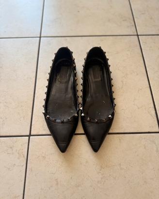 Ballerine Valentino originali nere con borchie