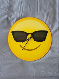 Orologio smile in vetro