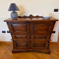 Mobile-bar in legno castagno