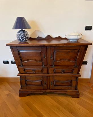 Mobile-bar in legno castagno