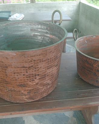 paioli in rame 