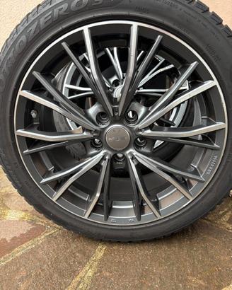 4 gomme e 4 cerchi attacco BMW serie 1