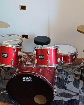 Batteria Acustica Eko Drums Completa