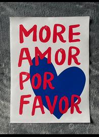 Poster Tela Design Arredo Casa 30*40cm