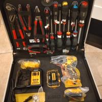 Valigia attrezzi usag con trapano dewalt nuova
