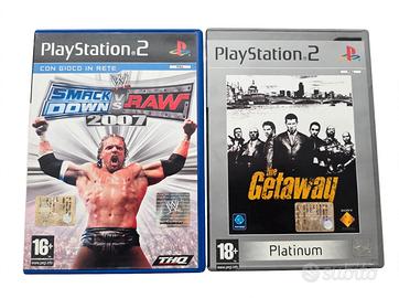 Set SmackDown vs Raw2007  Getaway Platinum ps2