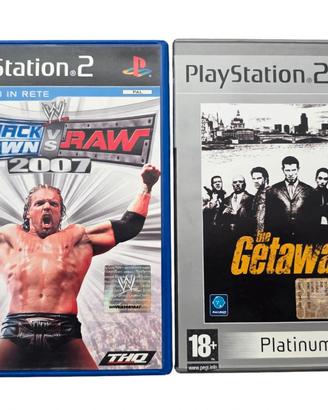 Set SmackDown vs Raw2007  Getaway Platinum ps2
