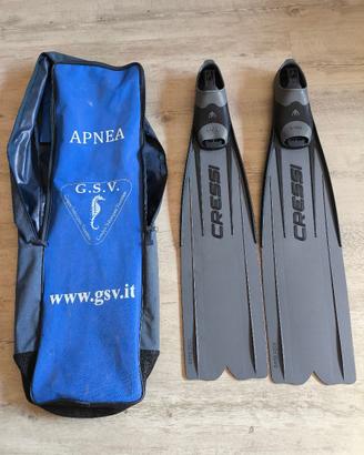 pinne cressi apnea 44-45 taglia 10-11
