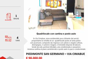 Quadrilocale e cantina