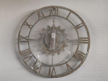 OROLOGIO 70 CM DA PARETE - MODERNO FERRO BATTUTO 