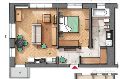 SECONDO PIANO : VIA DANDOLO euro 400