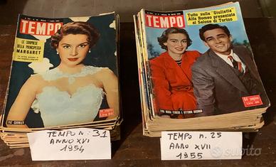 Riviste settimanali vintage da anni '50 a '70