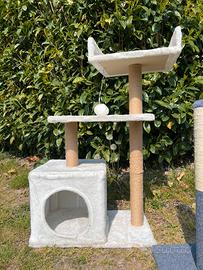 Tiragrafffi cuccia giochi gatto