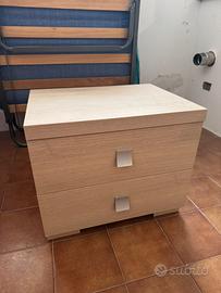 Camera da letto completa in rovere chiaro
