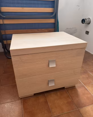 Camera da letto completa in rovere chiaro