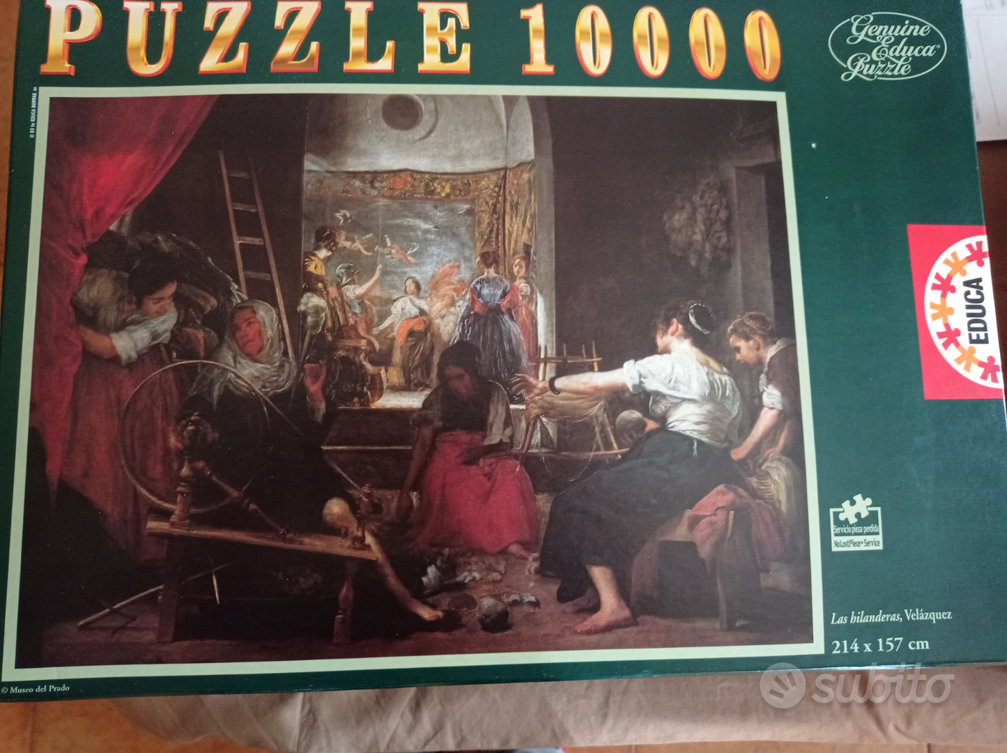 Puzzle 10000 pezzi LAS BILANDERAS, VELAZQUEZ - Collezionismo In