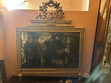 CAMINIERA SPECCHIERA ANTICA EPOCA SETTECENTO