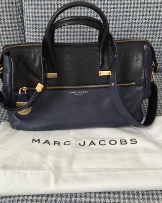 Marc Jacobs Borsa in pelle martellata Navy/Black