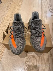 Yeezy 350 grigie taglia 45