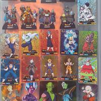 set 25 carte lamincards dragonball