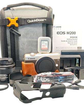 Canon M200 Gold kit edition  + Canon 15-45 - Rara