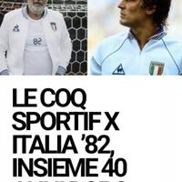 ITALIA 1982 2022 LE COQ SPORTIF taglia XL