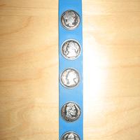 SET VINTAGE SPILLE EROI NAZIONALI UCRAINO-COSACCHI