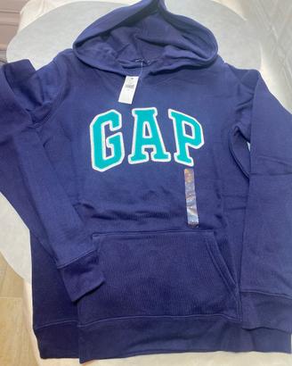 Felpa con cappuccio Hoodie GAP Taglia M Blu navy
