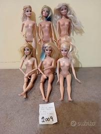 LOTTO 6 BARBIE MATTEL 2009