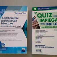 2 libri per concorso amministrativo enti locali.