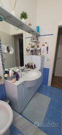 Mobile bagno azzurro completo