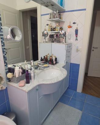 Mobile bagno azzurro completo