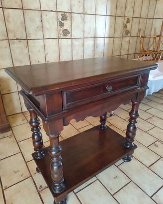 tavolino porta TV con piano girevole 