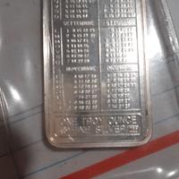 lingottino 1 oz Argento 999  calendario 1997 