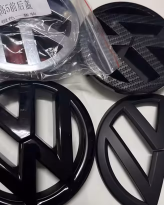 Logo loghi neri golf GTi GTD 7 7.5 8 volkswagen