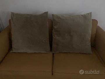 Cuscini Ikea 65x65 con fodera in velluto di cotone