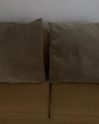 Cuscini Ikea 65x65 con fodera in velluto di cotone