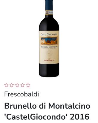 Brunello di Montalcino 2016