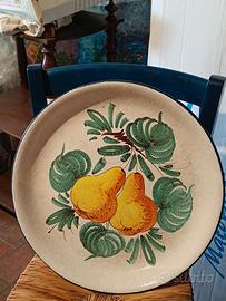 Vassoio in porcellana dipinto a mano