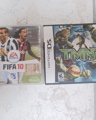 FIFA 10 e TMNT per Nintendo DS