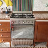 cucina in acciaio 4 fuochi