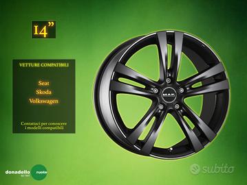 Cerchi in Lega 14" Seat Skoda VW