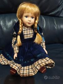 bambola porcellana cm e 30